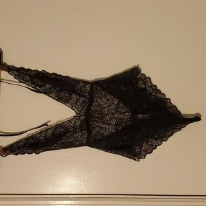 Black Lace Teddy